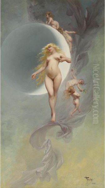 The Planet Venus Oil Painting by Luis Ricardo Falero