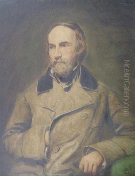 Portrait Of William Henry Fry by Richard Blossom Farley