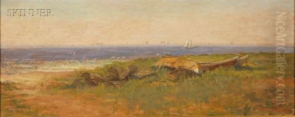 Prout's Neck Shore View Oil Painting by Ammi Merchant Farnham