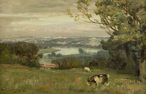 A View Over The Tay Oil Painting by David Farquharson