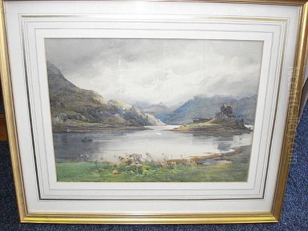 Eilean Donan Castle Oil Painting by John Farquharson