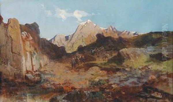 Der Einfall Des Berengarin Italien Oil Painting by Gaetano Fasanotti