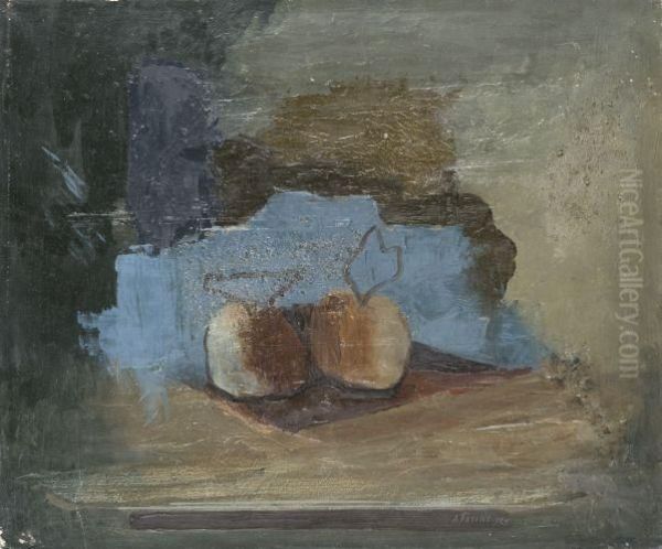 Nature Morte Aux Pommes Oil Painting by Alexandre Fasini