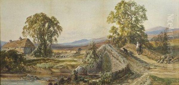 In Glen Muick, Aberdeenshire Oil Painting by John Faulkner