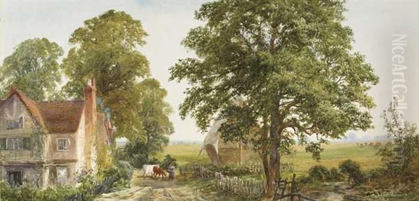 At Pinner Middlesex Oil Painting by John Faulkner