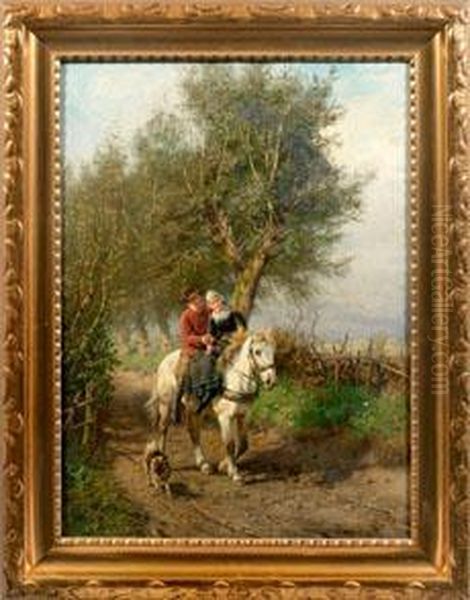 Heimkehr Oil Painting by Ludwig Benno Fay