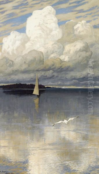 Calm Waters Oil Painting by Vladimir Nikolaevich Fedorovich