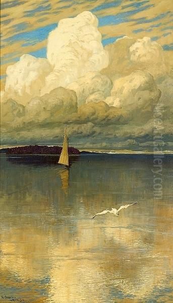 Calm Waters Oil Painting by Vladimir Nikolaevich Fedorovich