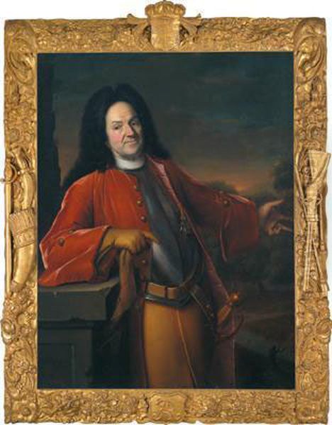 Christian Dietrich Oil Painting by Heinrich Christoph Fehling