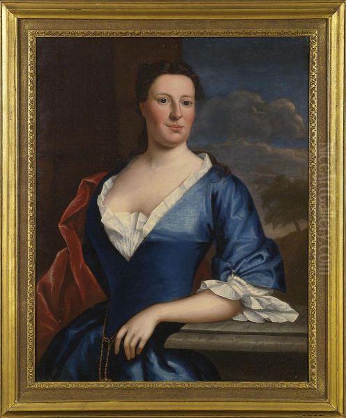 Portrait Of Mrs. Tench Francis Oil Painting by Robert Feke