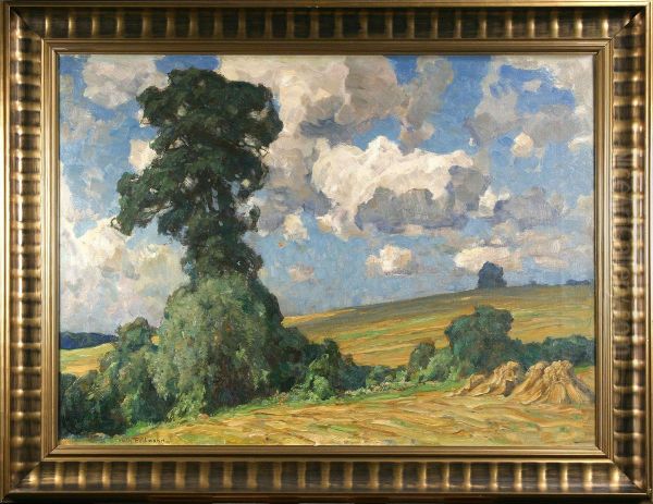 Ein Sommertag Oil Painting by Wilhelm Feldmann