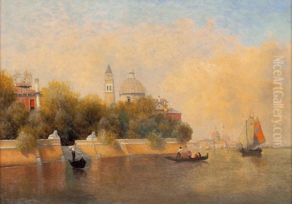 Insel Vor Venedig Oil Painting by Karl Eugen Felix