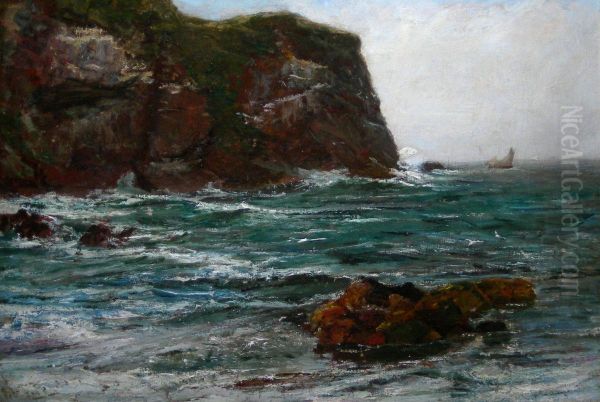 Off St. Abbs Head Oil Painting by Maggie T. Fender