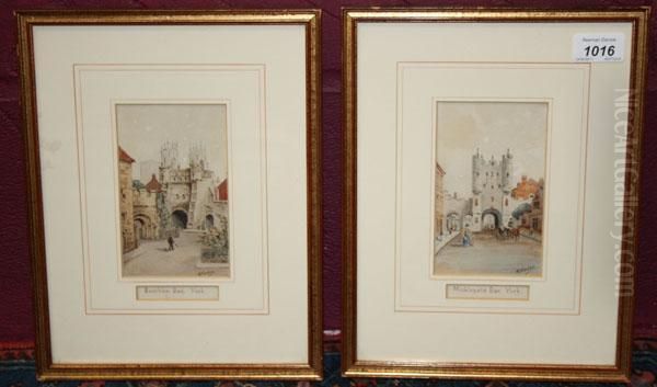 York And Bootham Bar Oil Painting by Roger Fenton