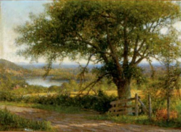 A Winding Road Oil Painting by Henry Augustus Ferguson