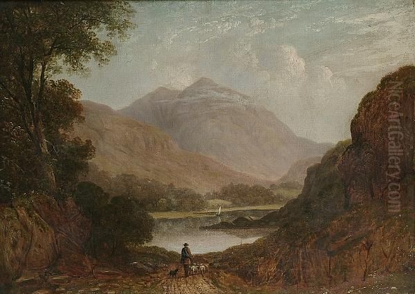 Helvellyn Oil Painting by James A. Ferguson