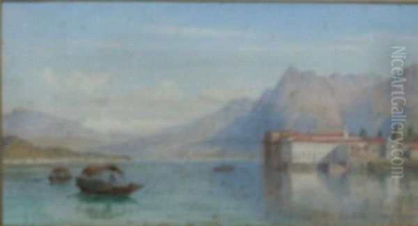 'isola Bella Oil Painting by William J. Ferguson