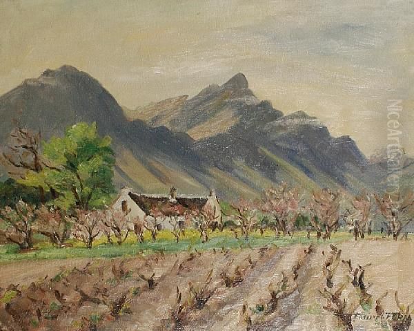 Witleg Farm, Tulback Oil Painting by Emily Fern