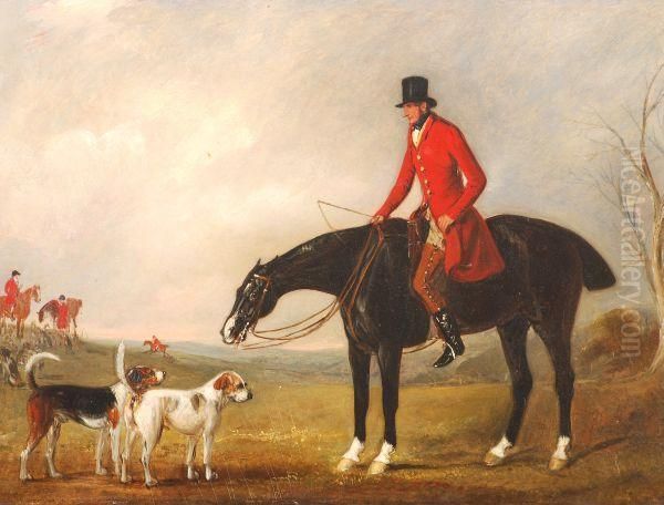 The Meet Oil Painting by John Jnr. Ferneley