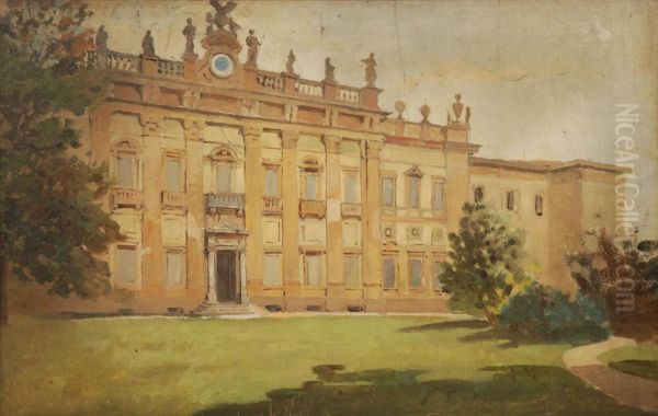 Palazzo Sormani Oil Painting by Arturo Ferrari