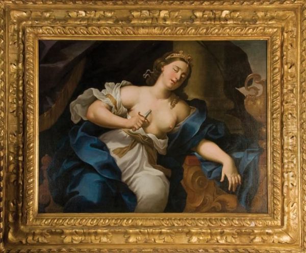 Lucrezia Oil Painting by Luca Da Reggio (Ferrari)