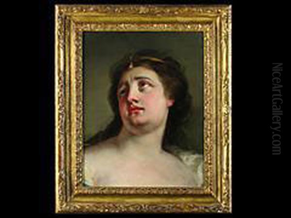 Portrait Der Salome Oil Painting by Luca Da Reggio (Ferrari)