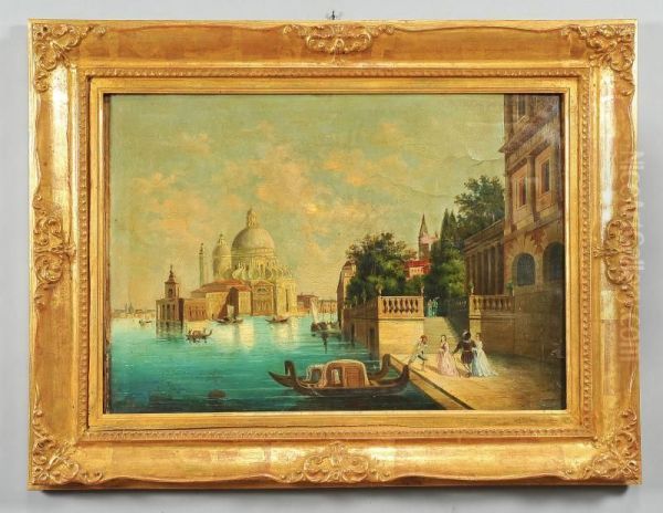 Veduta Di Venezia Oil Painting by Giovanni-Battista Camuccini