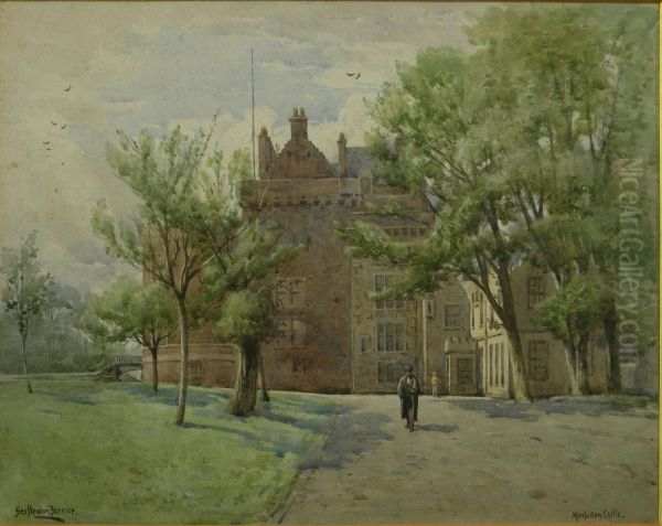 Merchiston Castle Oil Painting by George Straton Ferrier