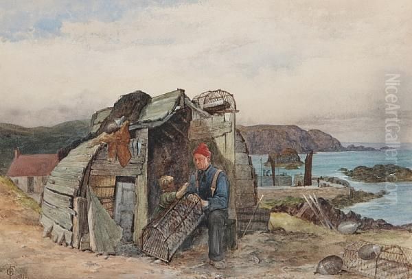 Coldingham Oil Painting by George Straton Ferrier