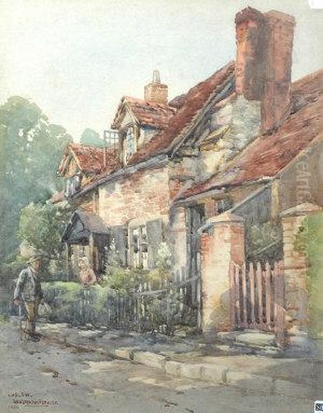 Ludlow Oil Painting by George Straton Ferrier