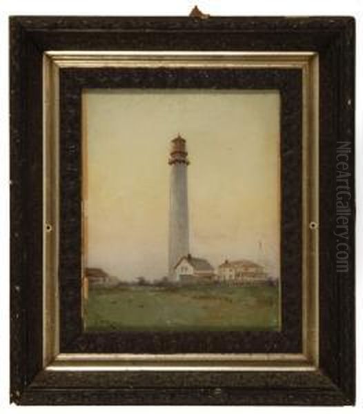 Lighthouse And Station Oil Painting by Jean-Leon Gerome