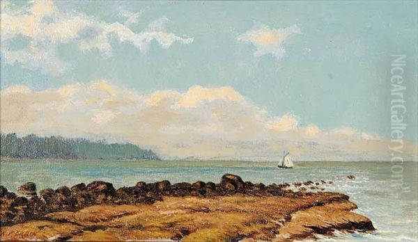 Untitled - Point Grey, English Bay Oil Painting by William Ferris