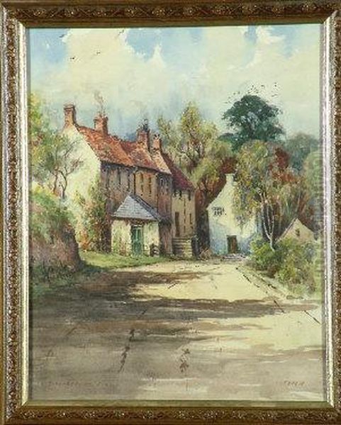 Cottage At Etal Oil Painting by William Ferris