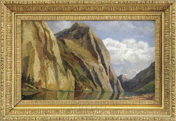 Westernmountain Lake Oil Painting by John Fery