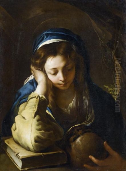 The Penitent Mary Magdalene Oil Painting by Domenico Fetti