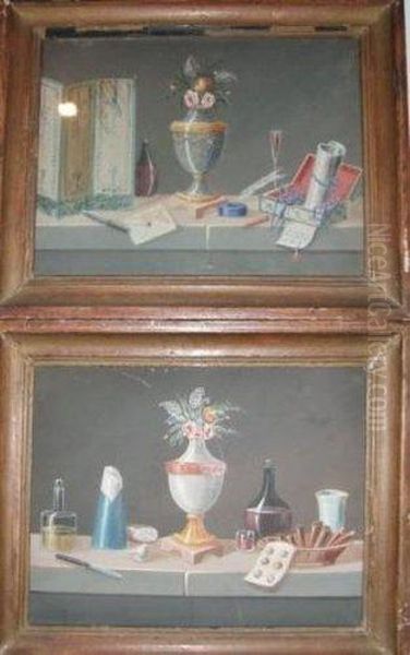 Nature Morte Oil Painting by Johann Rudolf Feyerabend