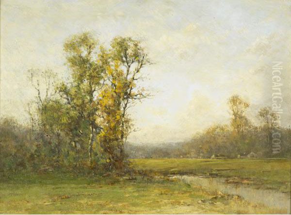 Pennsylvania Landscape Oil Painting by Edward Loyal Field