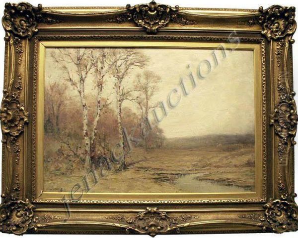 Sweeping Landscape Oil Painting by Edward Loyal Field