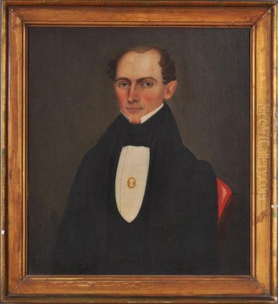 Portrait Of A Gentleman Oil Painting by Erastus Salisbury Field