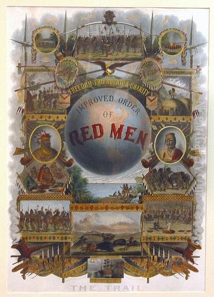 Improved Order Of Red Men Oil Painting by Thales Fielding