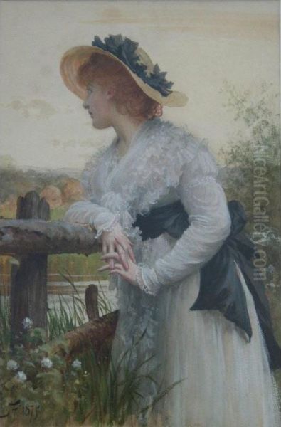 Sophia Oil Painting by Sir Samuel Luke Fildes