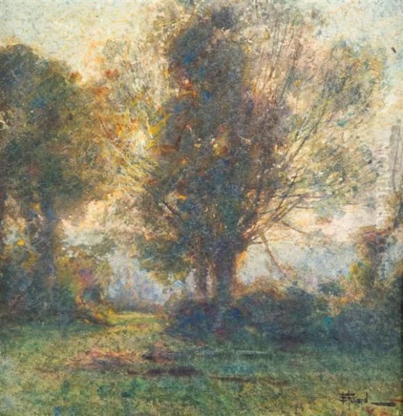 Paysage Oil Painting by Ernest Filliard