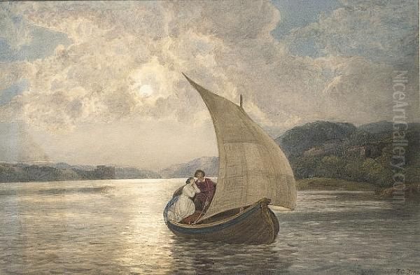 The Elopement Oil Painting by Francis Oliver Finch