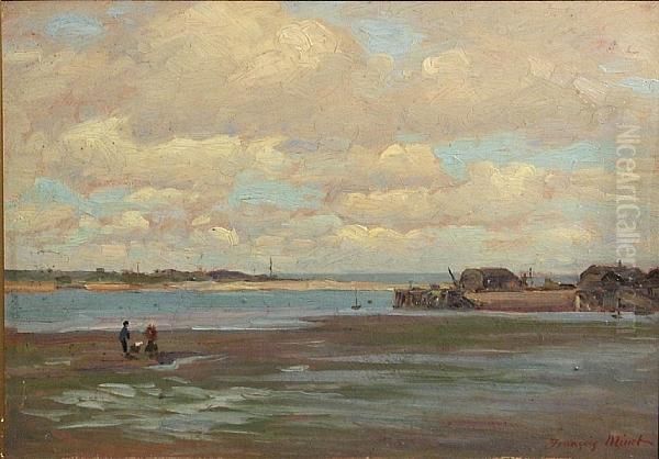 A Seascape Oil Painting by Francois Finet