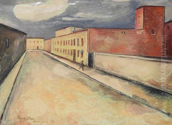 Strase In Aranjuez Oil Painting by Michel Fingesten