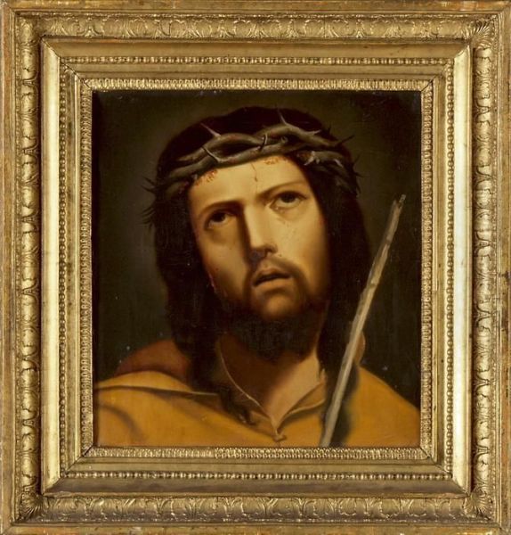 Jesus Mit Der Dornenkrone Oil Painting by Johann Georg Fischer