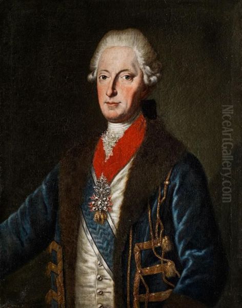 Portrait Des Bayerischen Kurfurstenmaximilian Iii. Joseph Oil Painting by Joseph Fischer