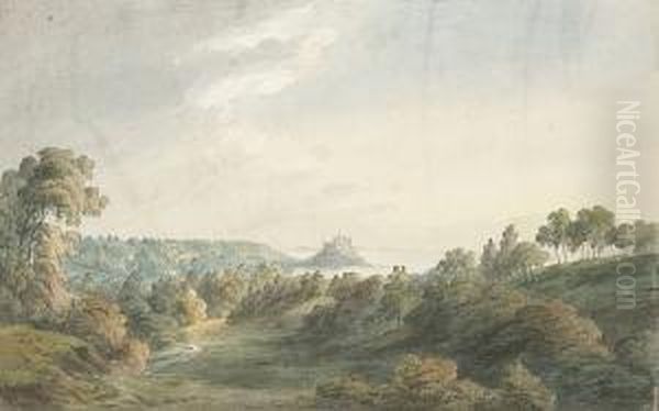 Elizabeth Castle, Jersey Oil Painting by Benjamin Fisher