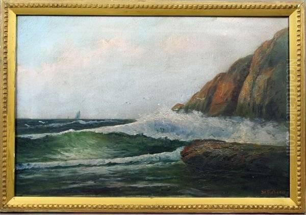 High Rock, Grand Manan Oil Painting by D.A. Fisher