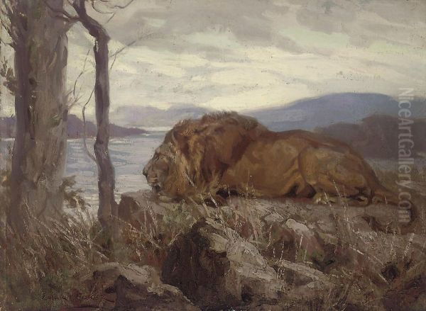 The Grey Dawn Oil Painting by Edgar H. Fisher